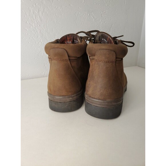 Bass Size 8 | Brown Leather Ankle Lace Up Boots Granola Gorpcore Outdoors Hiking - Picture 4 of 8